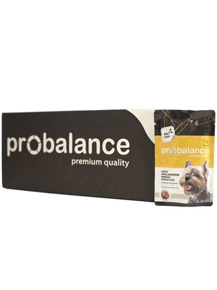 Влажный корм Pro Balance Immuno Small &amp; Medium для собак мелких и средних пород, 28шт x 85 г
