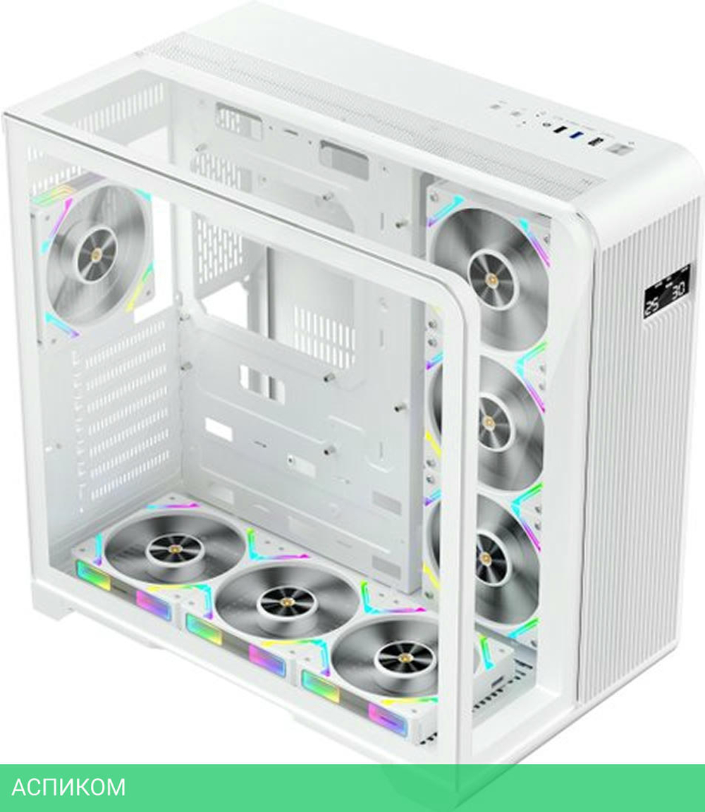 Корпус 1stPlayer RT7 без БП White (RT7-WH-3FC7R-W-1FC7-W)