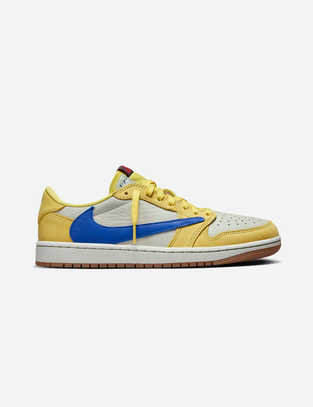 Yellow air jordan 1 low on sale
