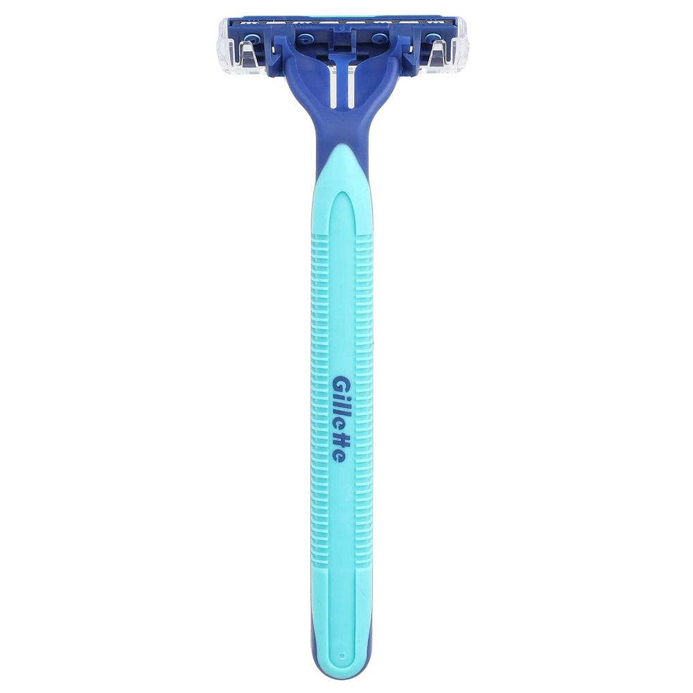 Gillette, Sensor 2 Plus, поворотная головка, одноразовые бритвы, 10 штук