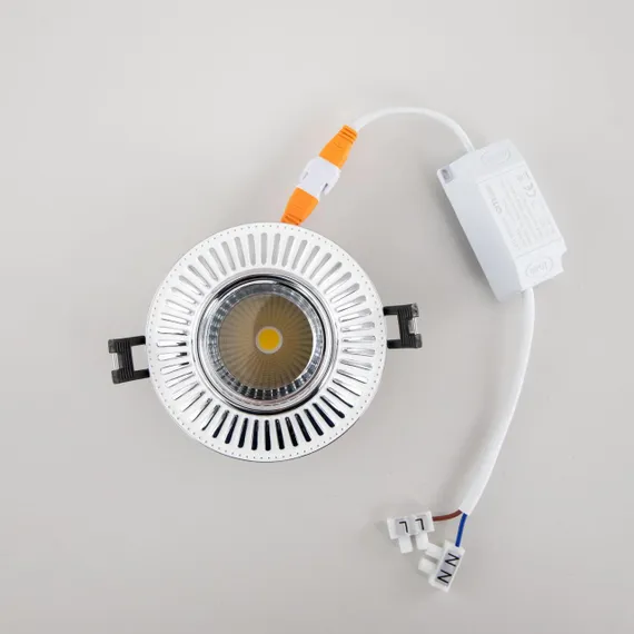 CLD042NW1 Дзета Белый+Хром Св-к Встр. 7W*3500K