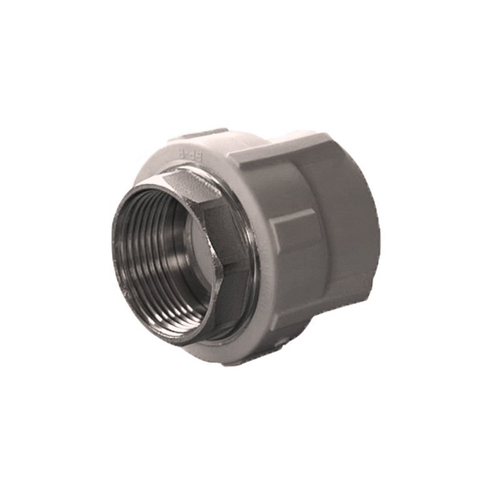 Муфта комбинированная ПП 63-2'', PN 25, под ключ, с внутренней резьбой, серая