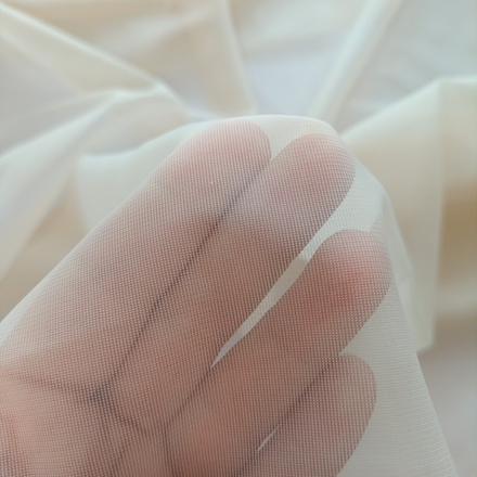 Бюстгальтерная сетка, сетка неэластичная для нижнего белья, бежевый