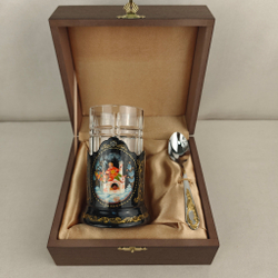 Чайный набор "По-щучьему веленью" (Ручная роспись Палех)