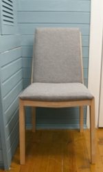 Стул Zip-mebel Твит, Натуральное дерево/Серый