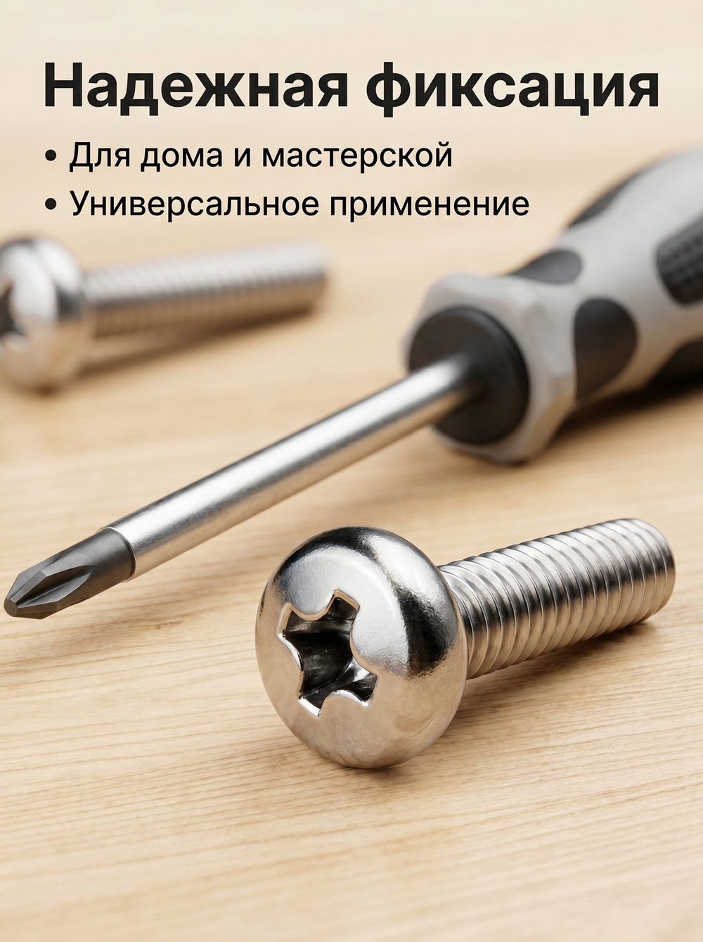 3х12 Винт полукруг. нерж. А2-70 DIN7985 PH (50 шт.)