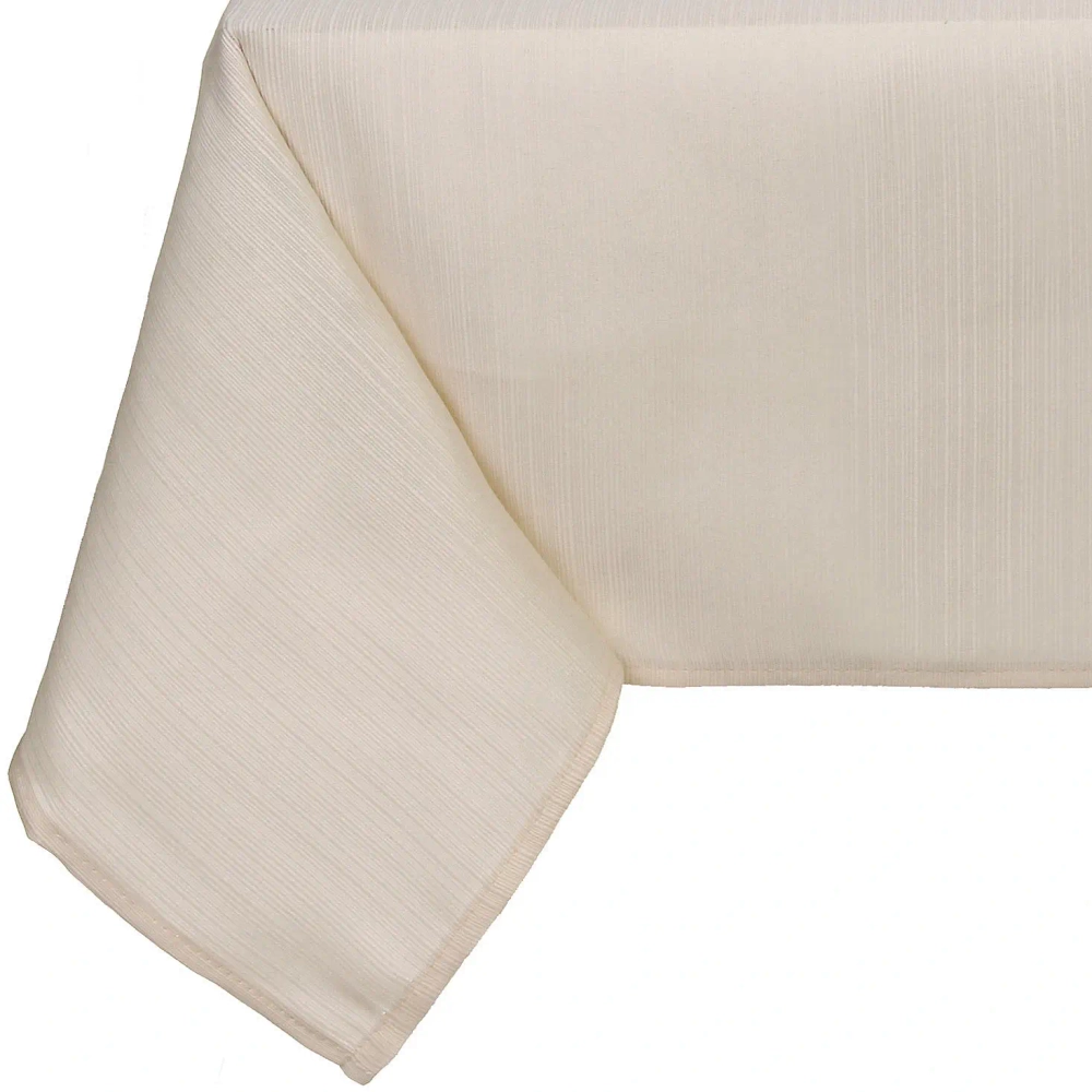 Скатерть 147*183 см «HOME», водоотталкивающая, цвет бежевый