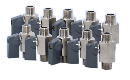 KraftWell KRW-BV14M-10 Вентиль шаровый M1/4" - M1/4", 10 шт