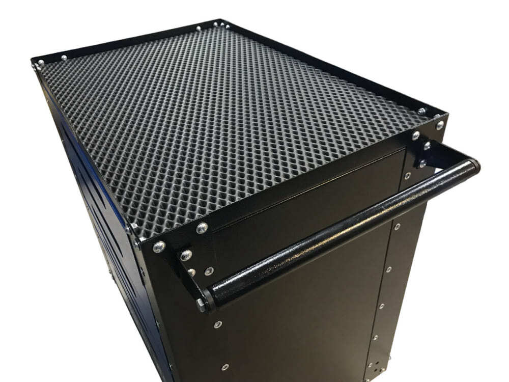 Инструментальная тележка GWT-B5 (5 ящиков, колеса с тормозом, синяя)