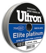 Леска Ultron Elite Platinum 30м 0.10мм 1.3кг Серебряная 163438