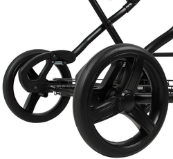 Детская коляска AroTeam Cocoline Prima 3 в 1 с автокреслом Avionaut Cosmo 08 белая кожа