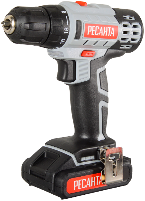 Дрель шуруповерт аккумуляторная ДА-50Л2-18А Ресанта