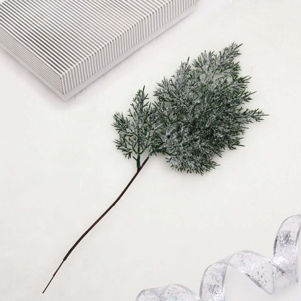 Ветка декоративная «Утренний иней» 48 см