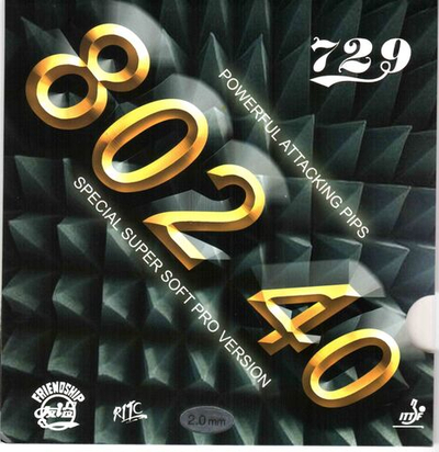 Накладка для ракетки Friendship RITC 802-40 1.8 red