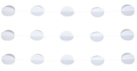 Круги 3Д "Белые" 220 см