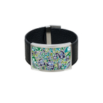 Браслет Fiore Luna на кожаном черном ремешке CB01367-2 G