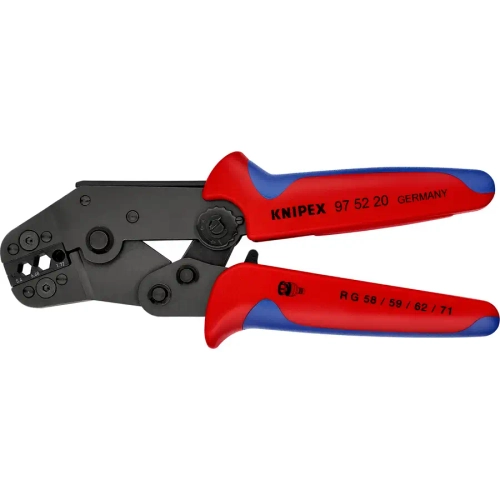 Клещи зажимные для опрессовки чернёные 195 мм Knipex 97 52 20