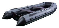 Лодка пвх riverboats (ривербот) rb - 330 нднд (цвет: серый/чёрный)