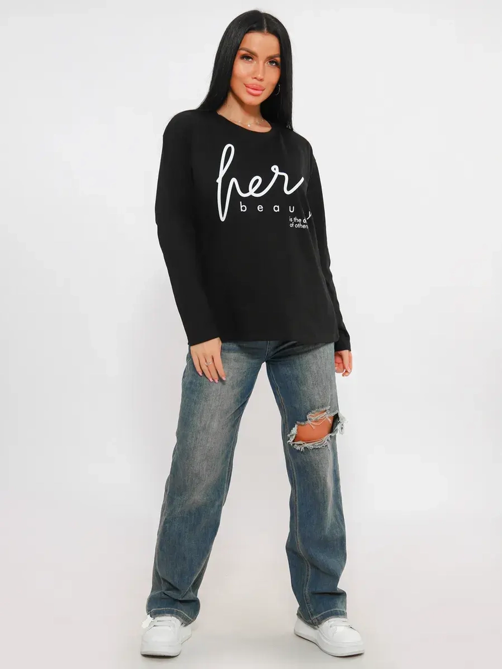 Лонгслив большие размеры