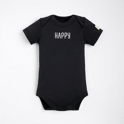 Боди Basic line р.68-74 см, черный 9615549 (Крошка Я)