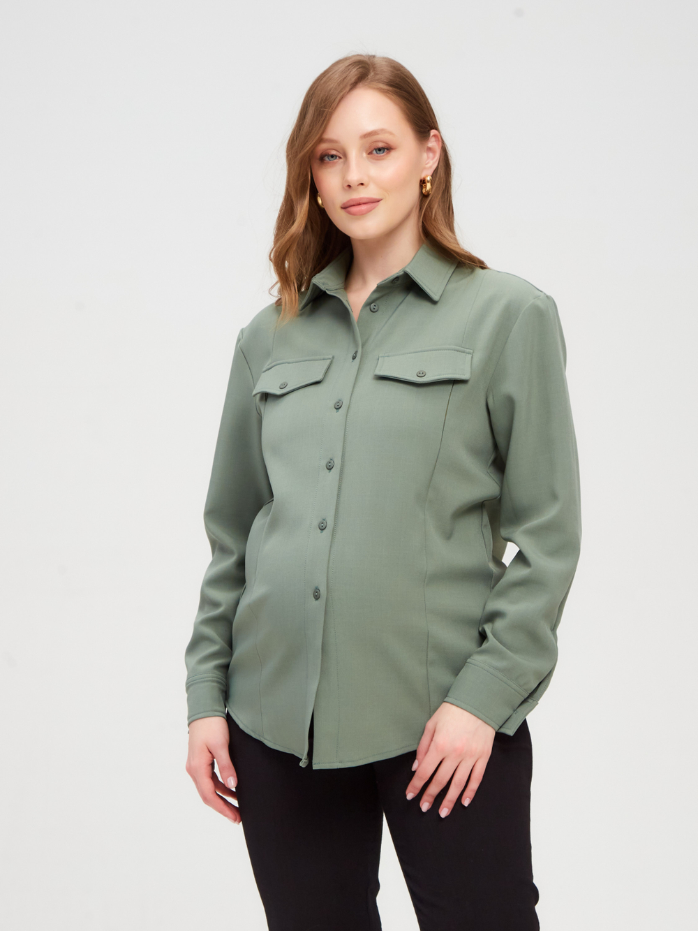 Рубашка для беременных и кормящих мам