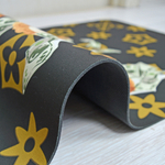 Коврик для ванной 48*78см гладкий, полиэстер, рисунок в ассортименте