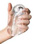 Прозрачный мастурбатор 14см ToyFa Lingam Indira 880101