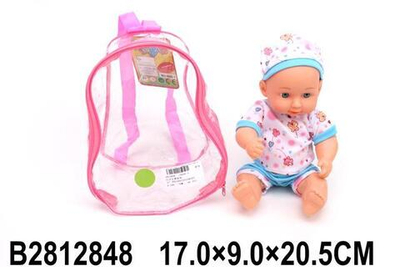 Пупс, рюкзак 6666-1