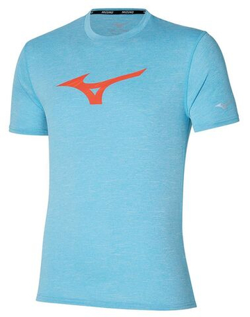 Мужская теннисная футболка Mizuno Core RB Tee - небесный