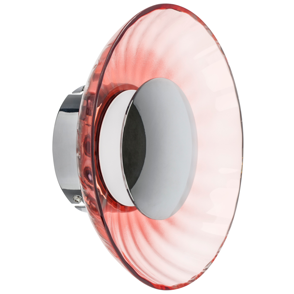 809012 Бра CELESTA LED 6W 300LM ХРОМ/РОЗОВЫЙ 3000K