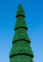 Светодинамическая елка сегментная, встроенное освещение - "Сибирская" 21 м