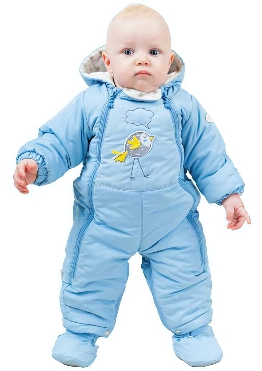 Комбинезон-трансформер Леденец голубой р.68 101-19в-1