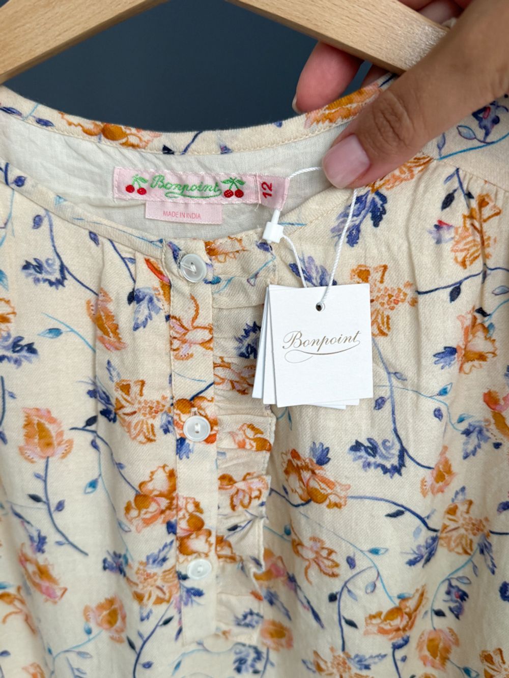 Новое хлопковое платье Bonpoint, 152