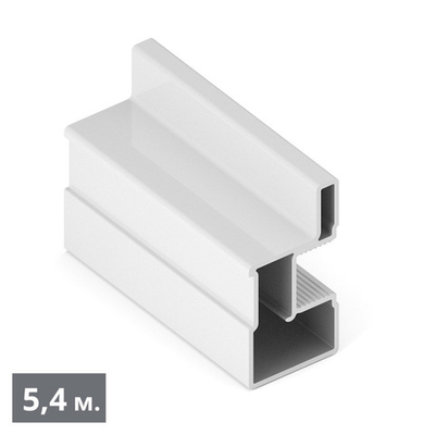 ЭКО Вертикальный профиль Yota (5,40 м) белый глянец (RAL) (AE0876) Aristo (New)