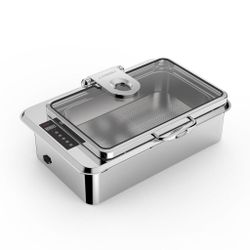 Мармит электрический 9 л 1/1*65 встраиваемый сухой нагрев без воды откидная крышка "KASA" SUNNEX