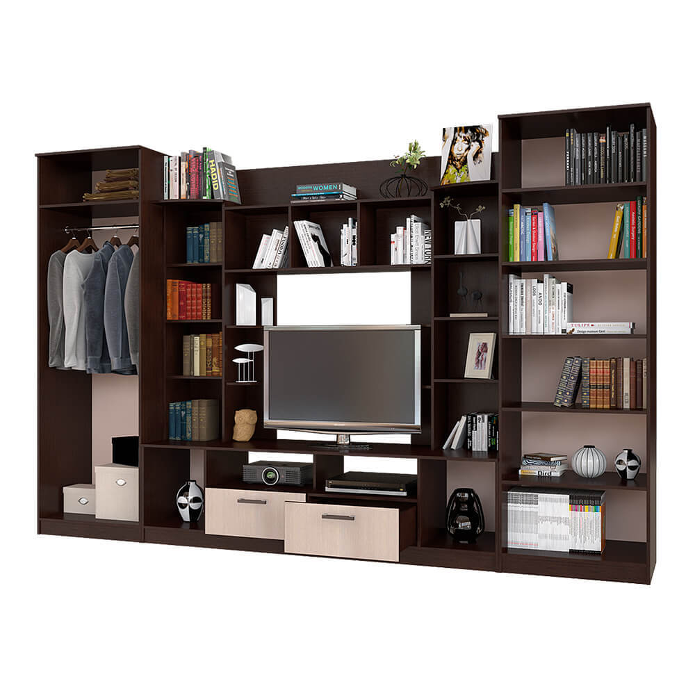 Стенка в гостиную Венеция, венге