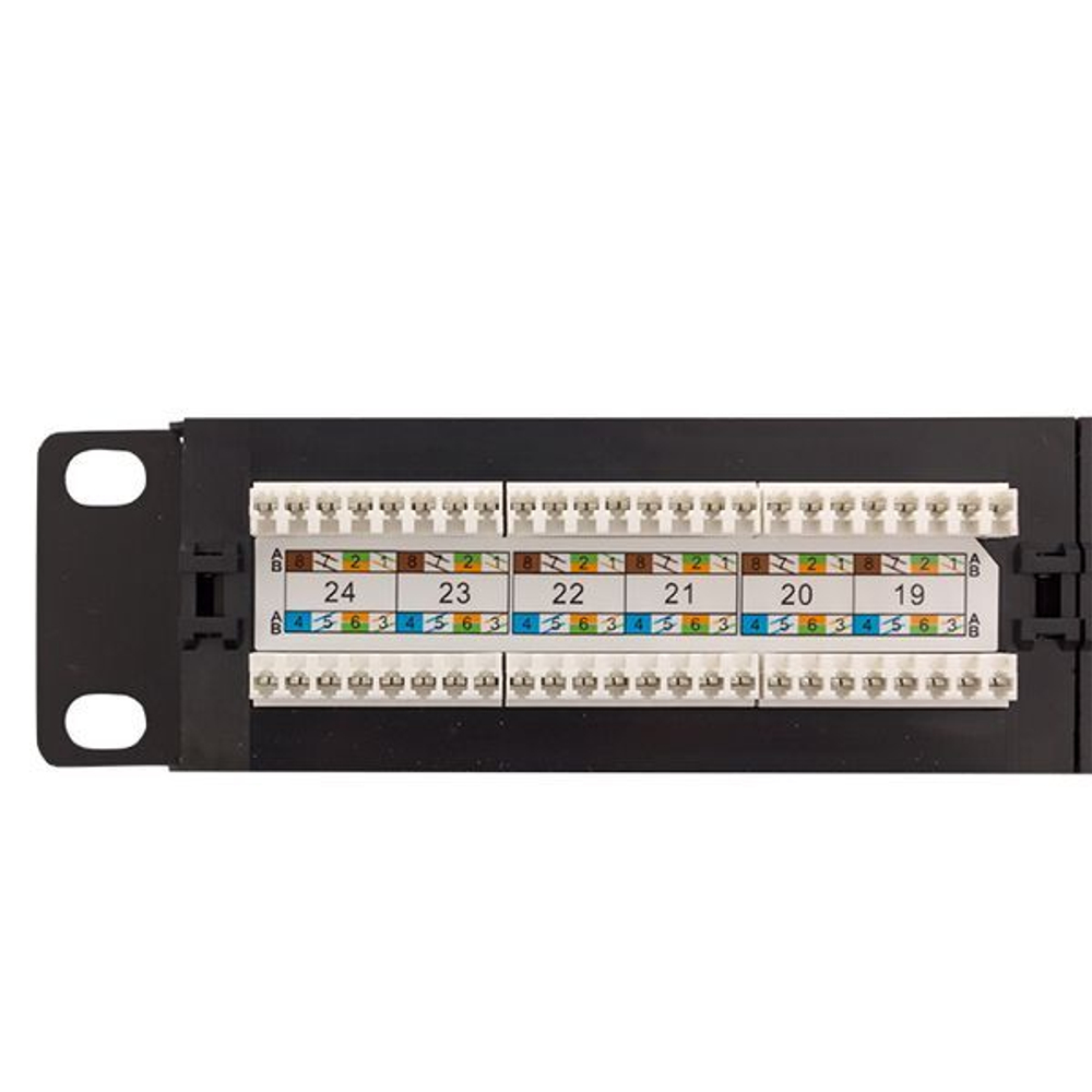Патч-панель  EKF TRP-PPNL-6UTP-1U24