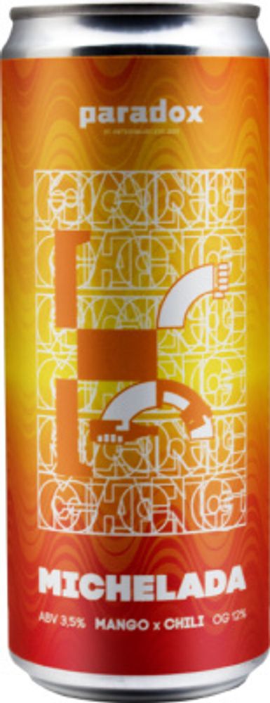 Пиво Парадокс Мичелада Манго Чили / Paradox Michelada Mango Chilli 0.33 - банка
