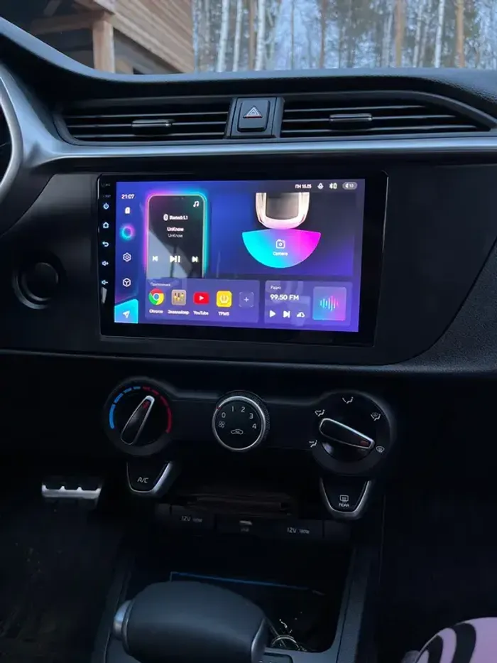 Магнитола для KIA Rio 4, Rio X-line 2020-2022, Solaris KRS/KRX 2024+ - Canbox 9602 Qled, Android 10, Быстрая, SIM-слот