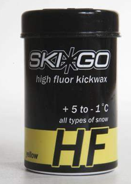 Лыжная мазь SKIGO HF, (+5-1 C), Yellow, 45 g арт. 90277