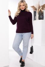 Водолазка Зимняя история (слива) Б14532-20М LT Collection