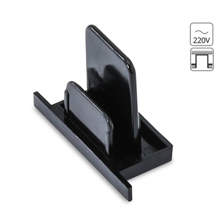 Заглушка для шинопровода чёрная Arte Lamp TRACK ACCESSORIES для встраиваемой ТС