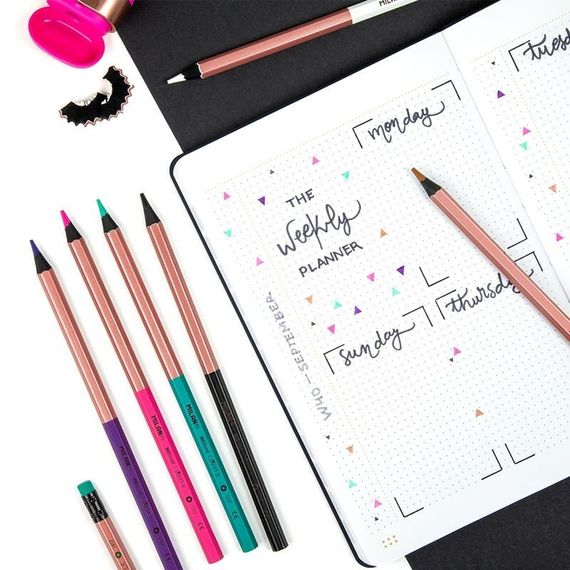 Rəngli karandaş \ Цветные карандаши BOX 6 COLOUR PENCILS COPPER