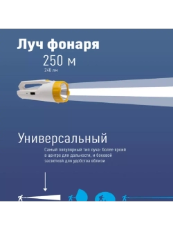 Фонарь-прожектор аккумуляторный Космос KOCAccu9191LED