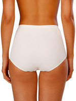 Набор из 2 трусов-макси из гладкого микроволокна (Размер: XL) (Цвет: черный)