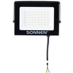 Прожектор светодиодный 50 Вт, 6500 К, 4000 Лм, 50 м2, IP65, 176x123x26 мм, черный, SONNEN, 238414