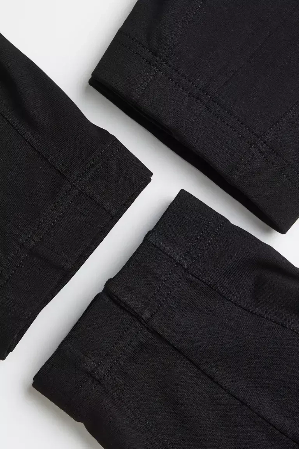 H&M Короткие трусы-боксеры из хлопка 5 штук, черный