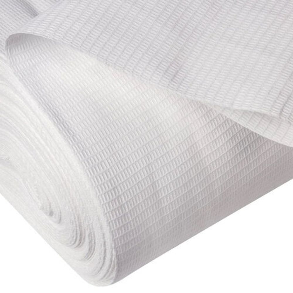 Полотно ВАФЕЛЬНОЕ отбеленное, рулон 0,45х60 м, в пакете, плотность 240 (±10) г/м2, LAIMA, 609579
