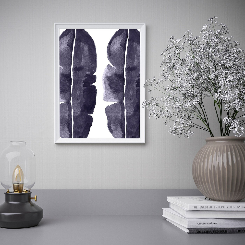 IKEA BILD  (ИКЕА БИЛД)  -  Плакат, перья, 30x40 см