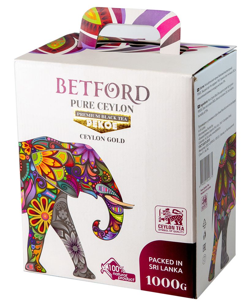 Чай черный Betford крупнолистовой PEKOE 1000 г